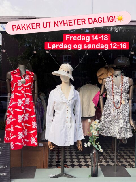 Pakker ut nyheter daglig i butikken, det lønner seg derfor å stikke innom jevnlig hvis du vil sikre deg de beste skattene! Velkommen til Tidstypisk i Sinsenterrassen 10 i dag og i helgen ☀️🌸