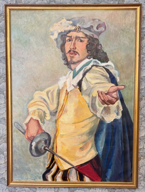«Ung skuespiller», stilig maleri fra 1978, signert. Rammemål 67 x 93 cm. Pris: 1900 kr. Kjøpe nå med Vipps? Send melding. Må hentes, sendes ikke. Åpent til 16 i dag søndag. 💛

#tidstypisk #tingsomtålertidenstann #vintagekunst